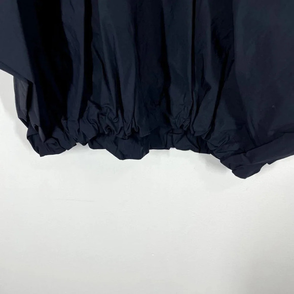 DÉ MOO NWT Lair Shirring Top Round Neck Size 38 Relaxed Fit Short Sleeve Blue - Picture 3 of 9